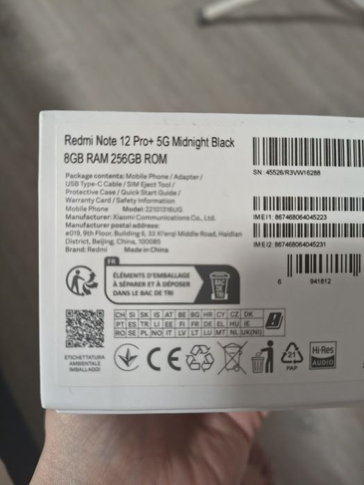 Vând Redmi Note 12 Pro+ 5G