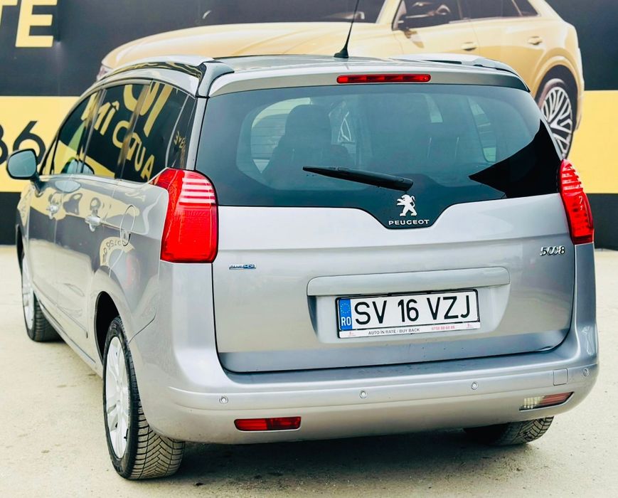 Peugeot 5008, 7 locuri, 2015, 1.6 diesel euro 6, RATE CU BULETINUL