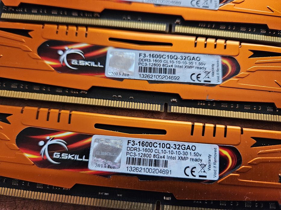 Kit memorii 32GB DDR3 1600Mhz GSkill ARES (4 x 8GB)