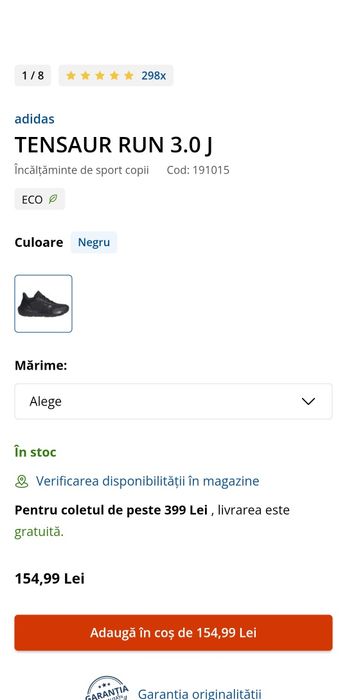 Adidasi adidas mărimea 35 1/3