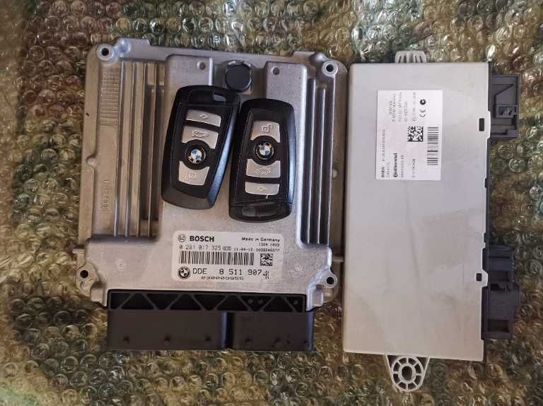 Kit pornire Bmw motor N57 F01, F06, F07, F10 F11 Ecu , cas4 ,  chei