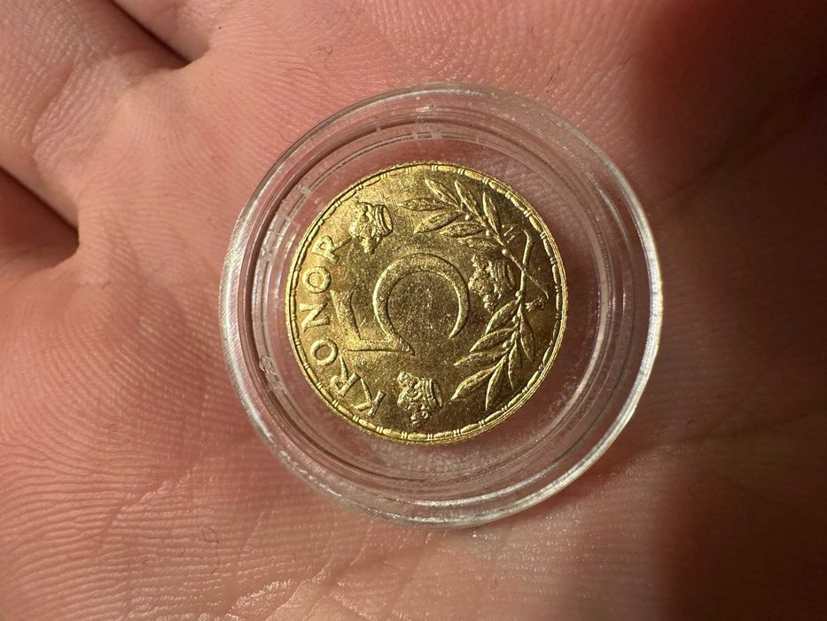 5 шведски крони Густаф V 1920г. златна монета
