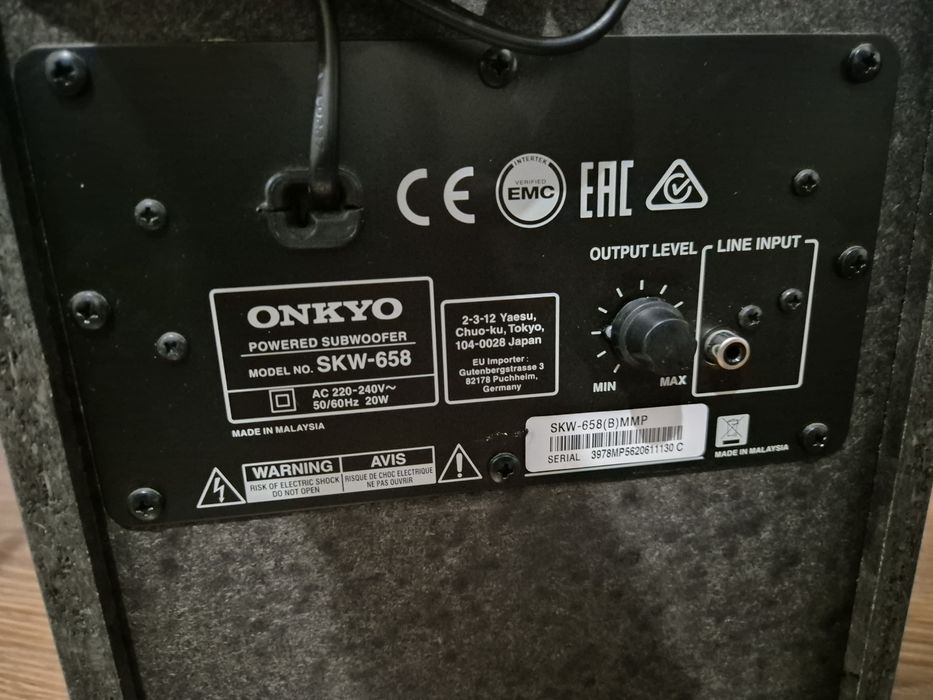 Onkyo SKS HT588 sistem home cinema 5.1.2 dolby atmos