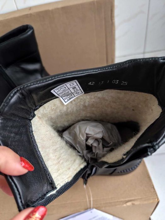 Нови мъжки кожени боти №42