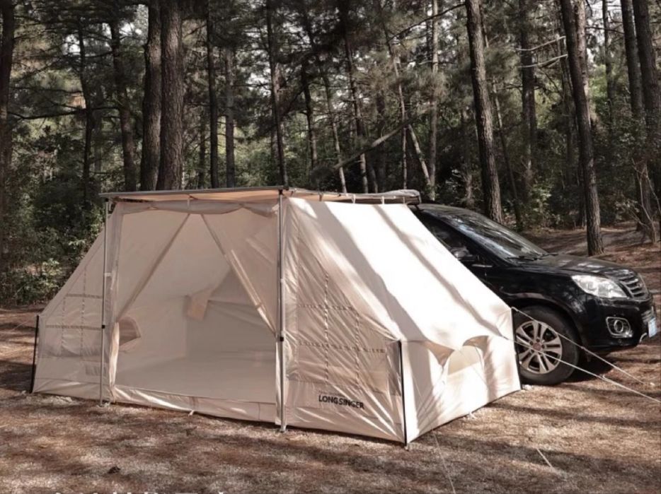 Маркиза 2х2,5. +палатка 4х2,2.