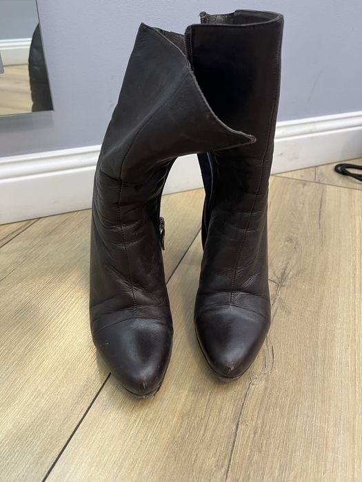 Сапоги натуральная кожа. 35,5 размер