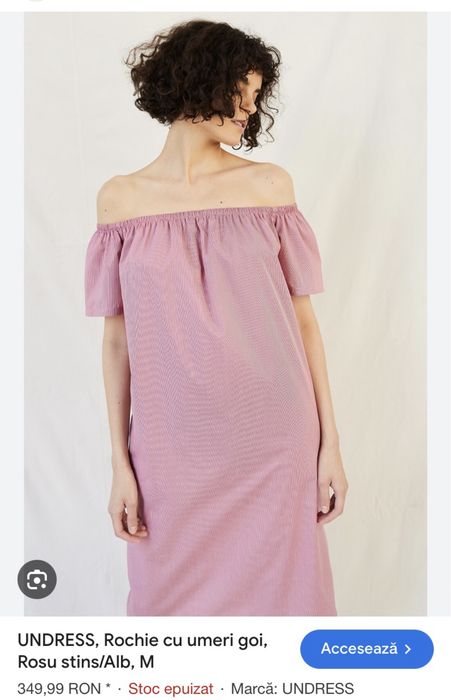 Rochie cu umeri goi - Undress