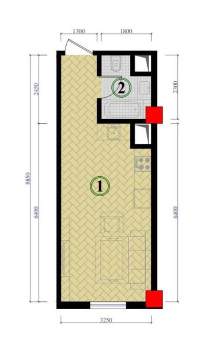 Новостройка 2024 1хона