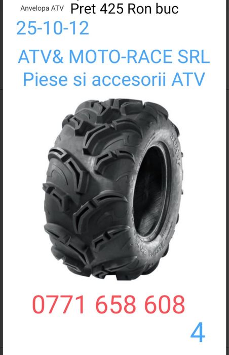 Cauciucuri anvelope  atv 25 8 12. 25 10 12