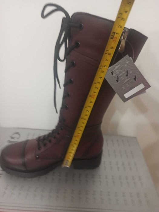 Ботуши естествена кожа 38 номер