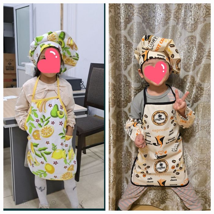 Детский фартук набор