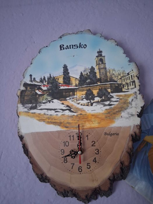 Ръчно изработен часовник Часовник от дърво