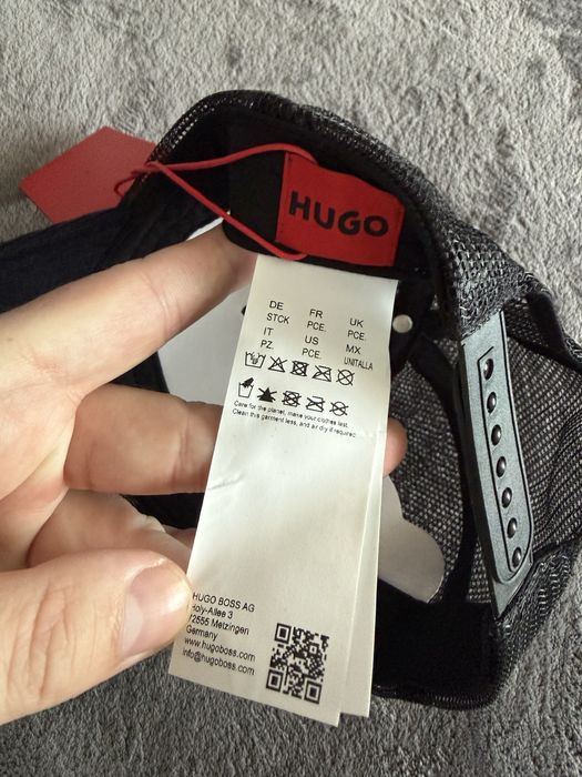 Hugo Marsel trucker-sapca unisex neagra cu plasa material reiat noua