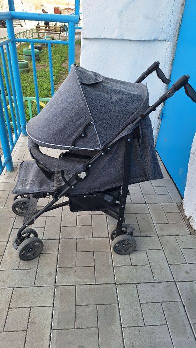 Детская Коляска Серая