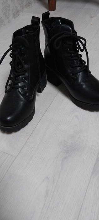 Сапоги осенние кожа