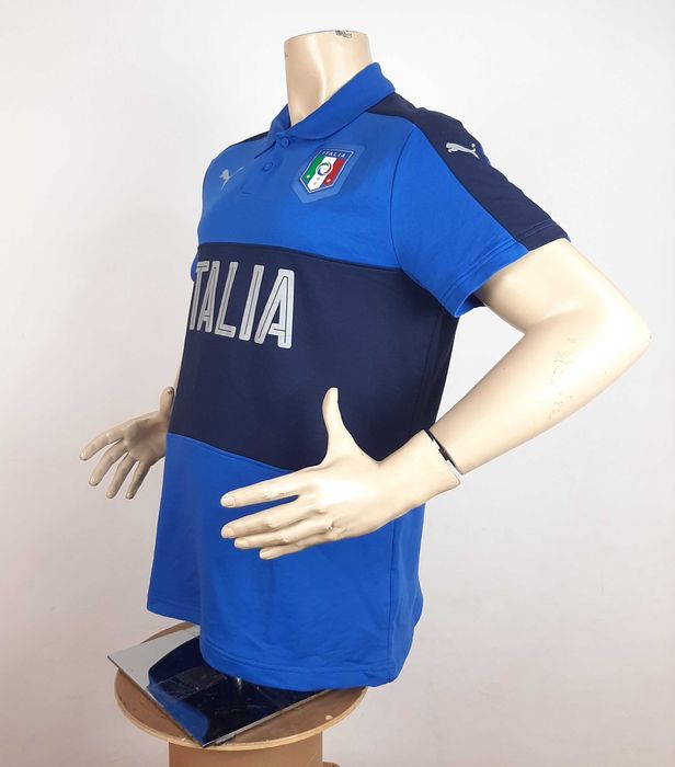 Puma Italy - Оригинална мъжка тениска с яка размер XL