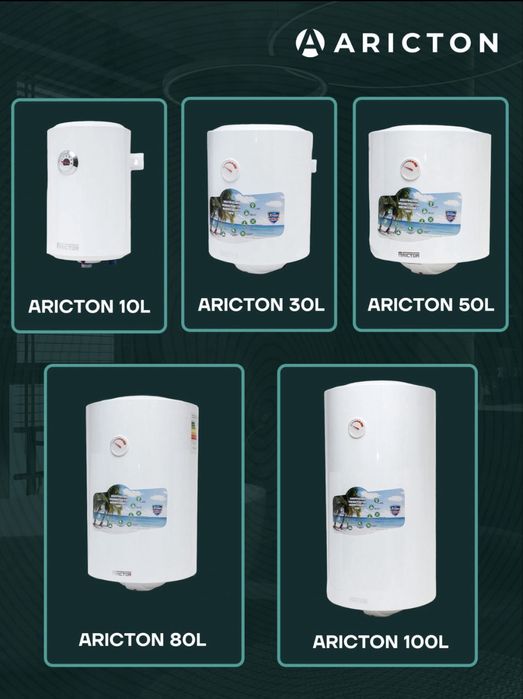 Водонагреватель Aricton 80L | Гарантия 3 года | Новый