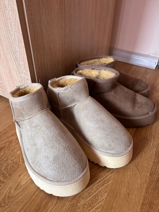 Велурени  пухкави боти