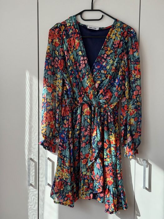 Флорална цветна рокля