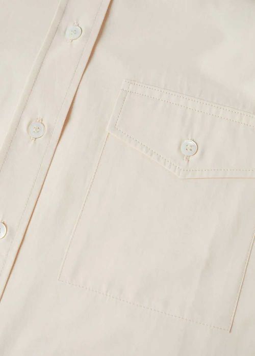 НОВА памучна риза MANGO размер S / XS в бежово / екрю !