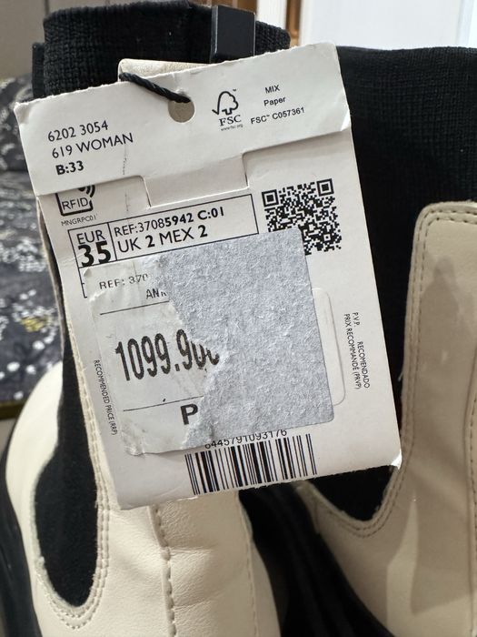 Модные ботинки Mango