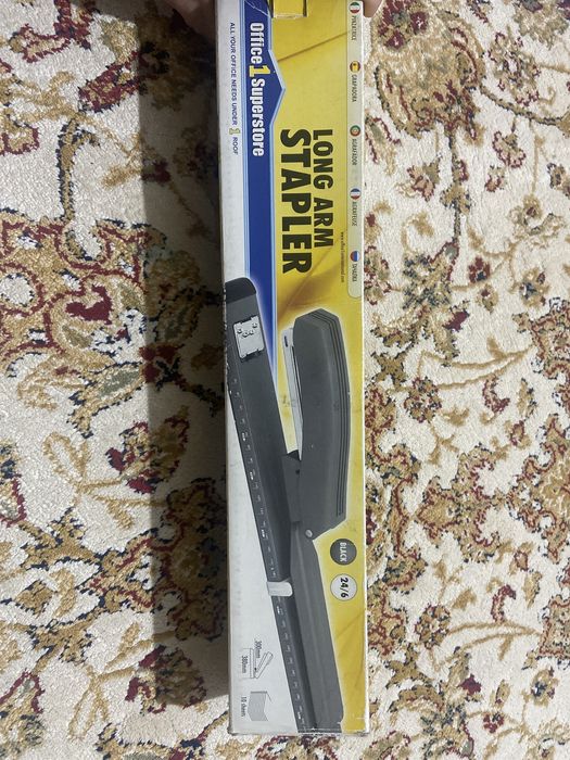 Степлер Long Arm, 24/6, 10 листов.