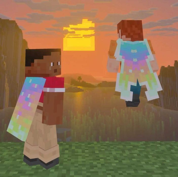 Noul cape Minecraft „Aurora Cape”