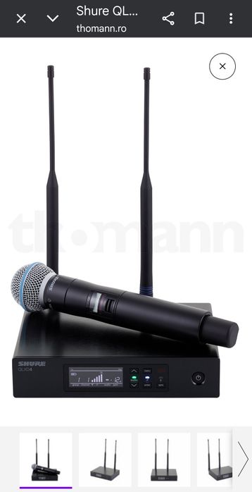 2 Microfon Shure ulxd24E Beta 58 k51  Nou cu garanție si factura  si Qlxd24  Beta 58 k51