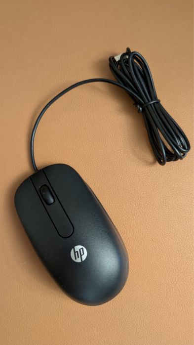 Mouse Laser HP USB, negru, model HP MOFYUO, optic, cu fir