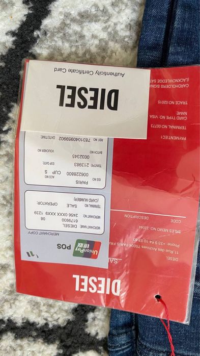 Blugi Albastri Diesel |Marime 48|W32