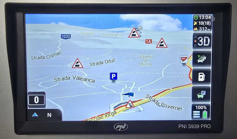 GPS tancul MARE - S939 PRO 4GB RAM 64GB STOCARE 9 inch Android 13 WiFi CarPlay si Android Auto NETFLIX DISCOUNT 30 LEI