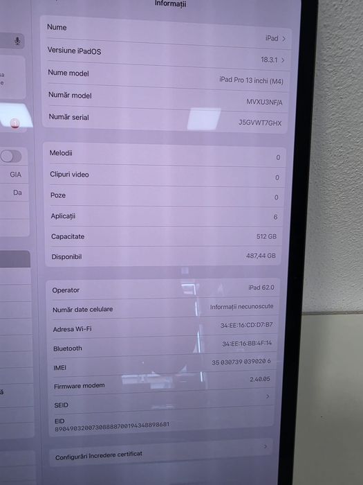 iPad pro 13 M4 nou