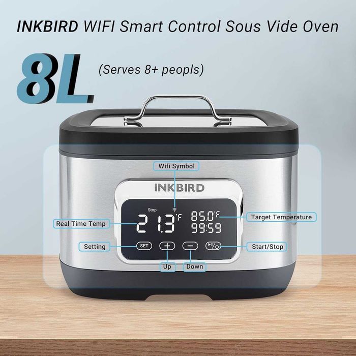 Уред за бавно готвене/Су вид готвене Inkbird 500 W,Гаранция