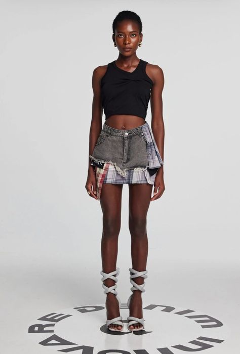 Дамска дънкова пола