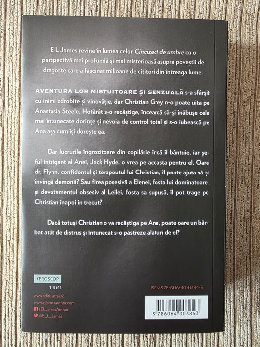 Carte seria Fifty shades of Grey