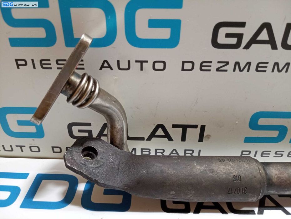 Teava Conducta Tur Retur Ulei Turbo Turbina Turbosuflanta Volkswagen Scirocco 3 2.0 TDI 2009 - 2018 Cod 03L145535D 03L145736L [M6188]
