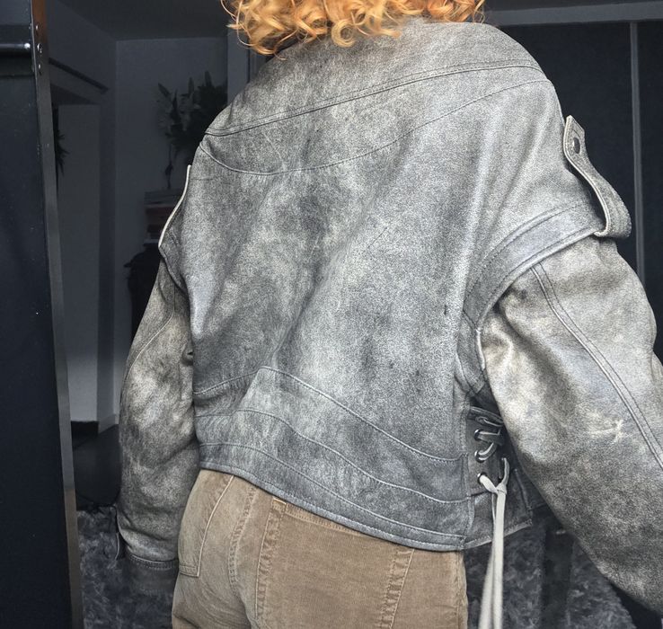 Geaca de piele Manokhi Oversized