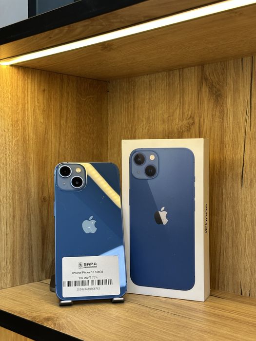 айфон 13 синий 75%