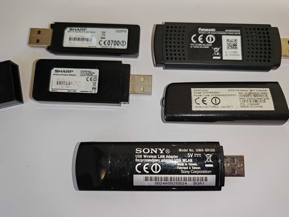 Adaptor wireless Samsung Sharp Panasonic Sony UWA-BR100 USB WLAN