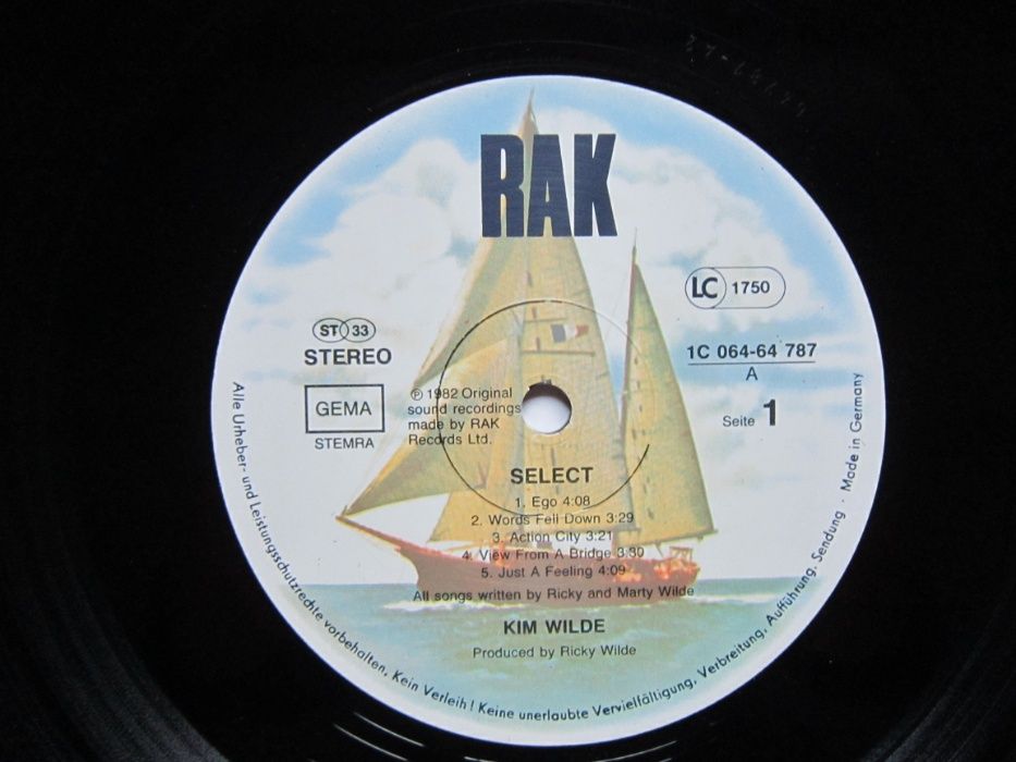 Kim Wilde ‎-Select & This I Swear