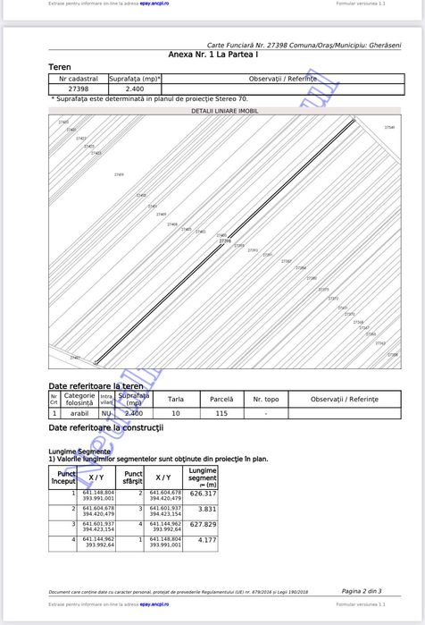Terenuri agricole de vânzare în Gherăseni, Buzău – 2.400 si 4.900