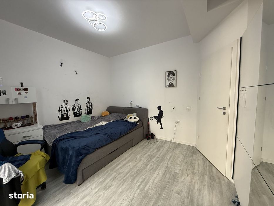 Apartament  cu 2 camere, decomandat cu gradina de 45 mp - Giroc