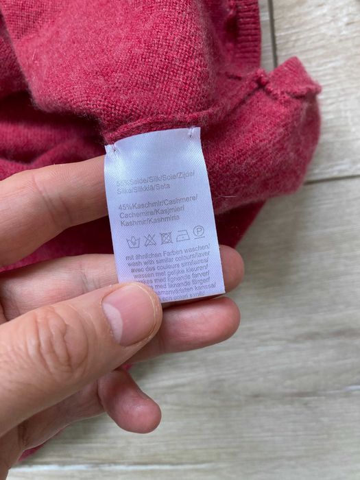 Peter Hahn коприна и кашмир cashmere пуловер кашмирен копринен 40