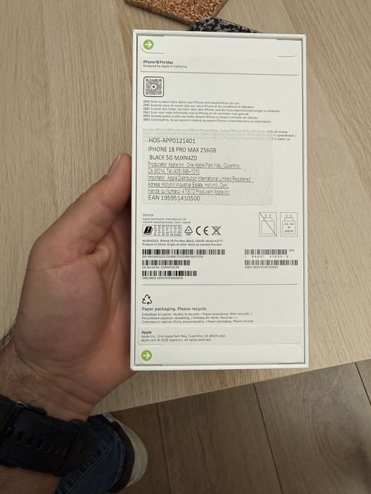 Iphone 18 Pro Max 256GB Nou