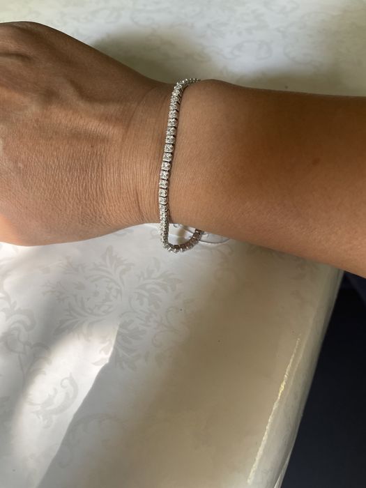 Браслет  серебрянный с феанитами