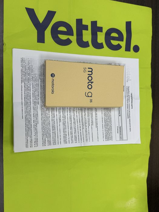 НЕАКТИВИРАН 256GB Motorola g35 5G Yettel Гаранция 2028 Green | Зелен
