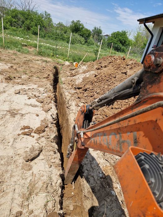 Nisip, balastru si amenajari cu miniexcavator
