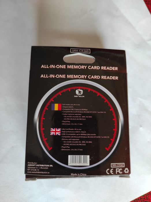 Cititor diferite tipuri de carduri, SDcarduri