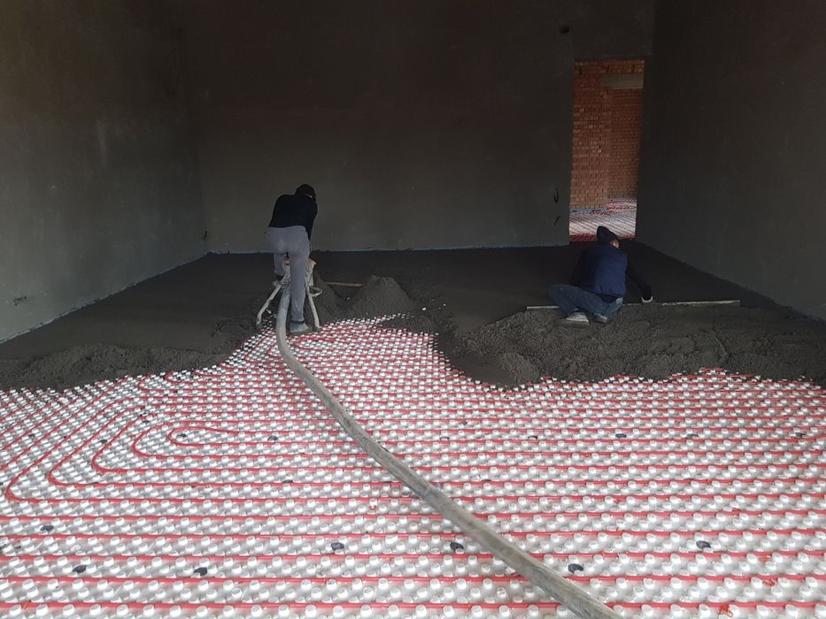 Полусухая стяжка пола