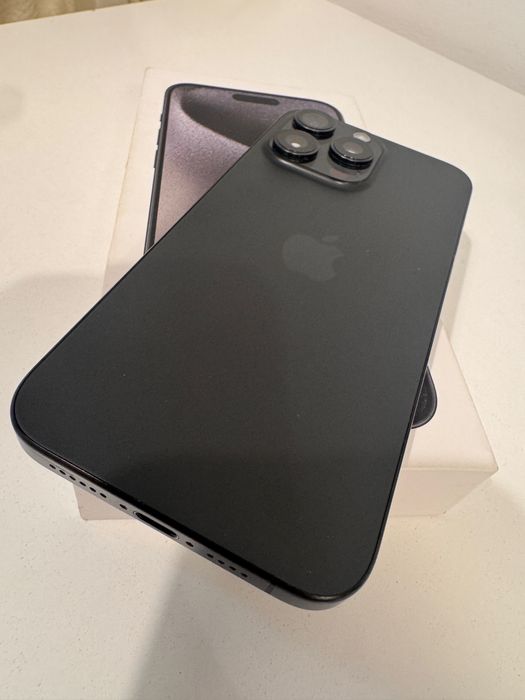 Iphone 15 pro max black titanium 512GB